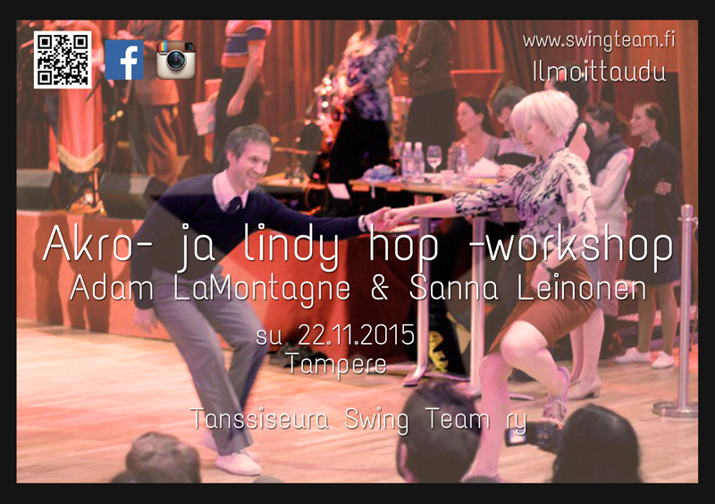 Akro ja lindy hop workshop 2015
